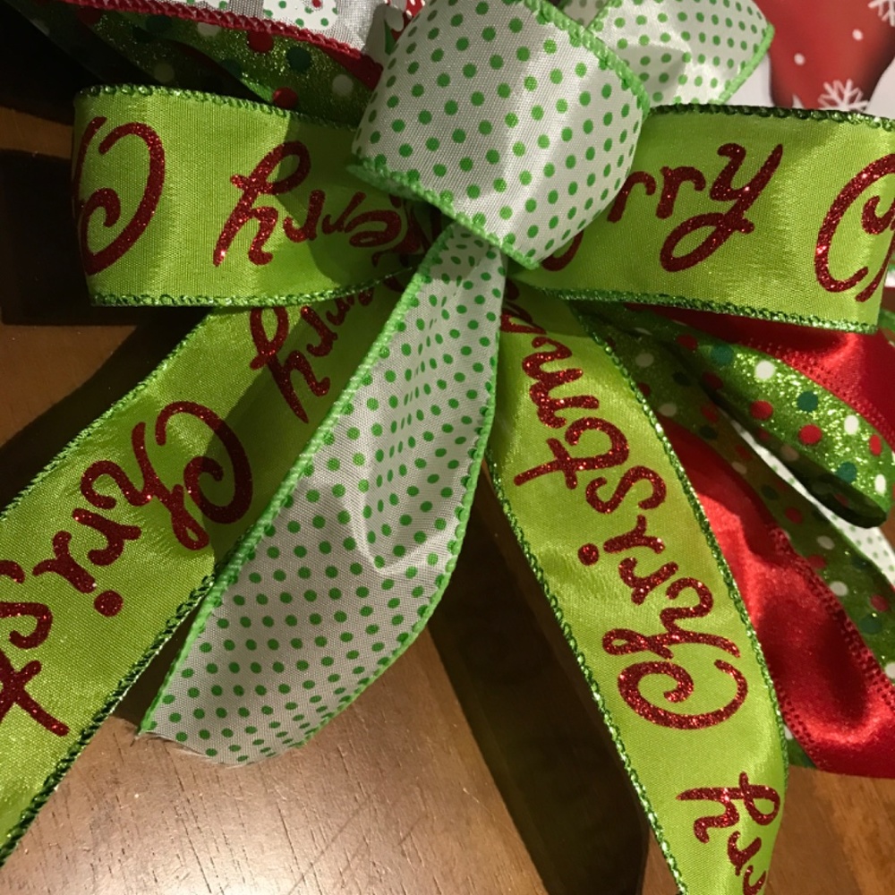 Handmade Bow Premade Prewired Ready For Your DIY Wreath Project Final Sale